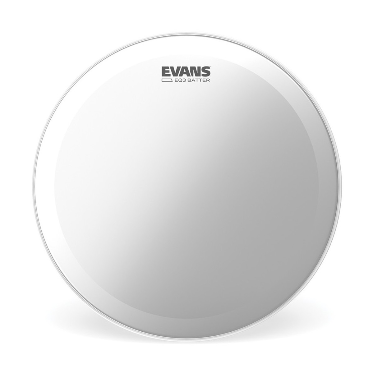 Evans EQ3 Frosted Bass Drum Head 22"