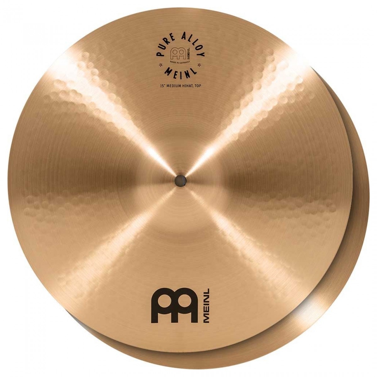Meinl Pure Alloy 15" Medium Hi-Hat Cymbal Pair