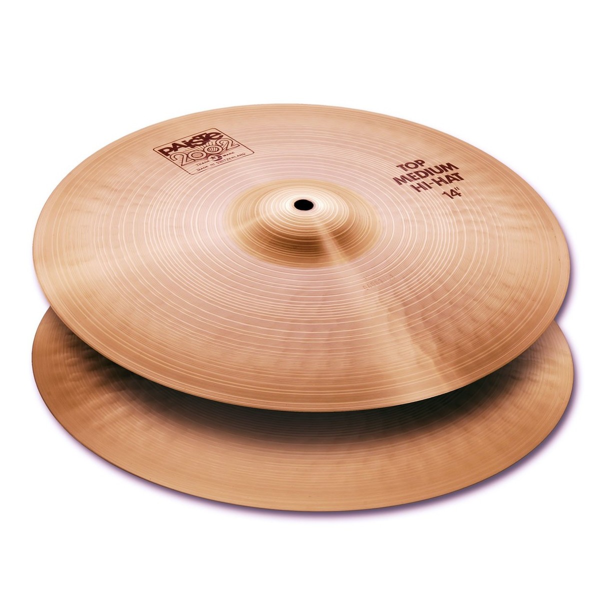 Paiste 2002 14 Medium Hi Hat Cymbals