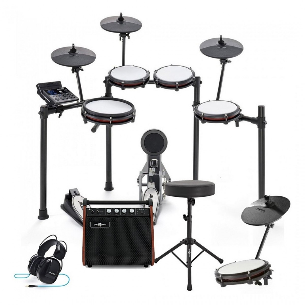 Alesis Nitro Max Electronic Drum Kit Bundle