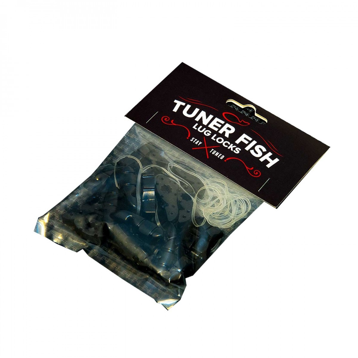 Tuner Fish Lug Locks Black 24 Pack