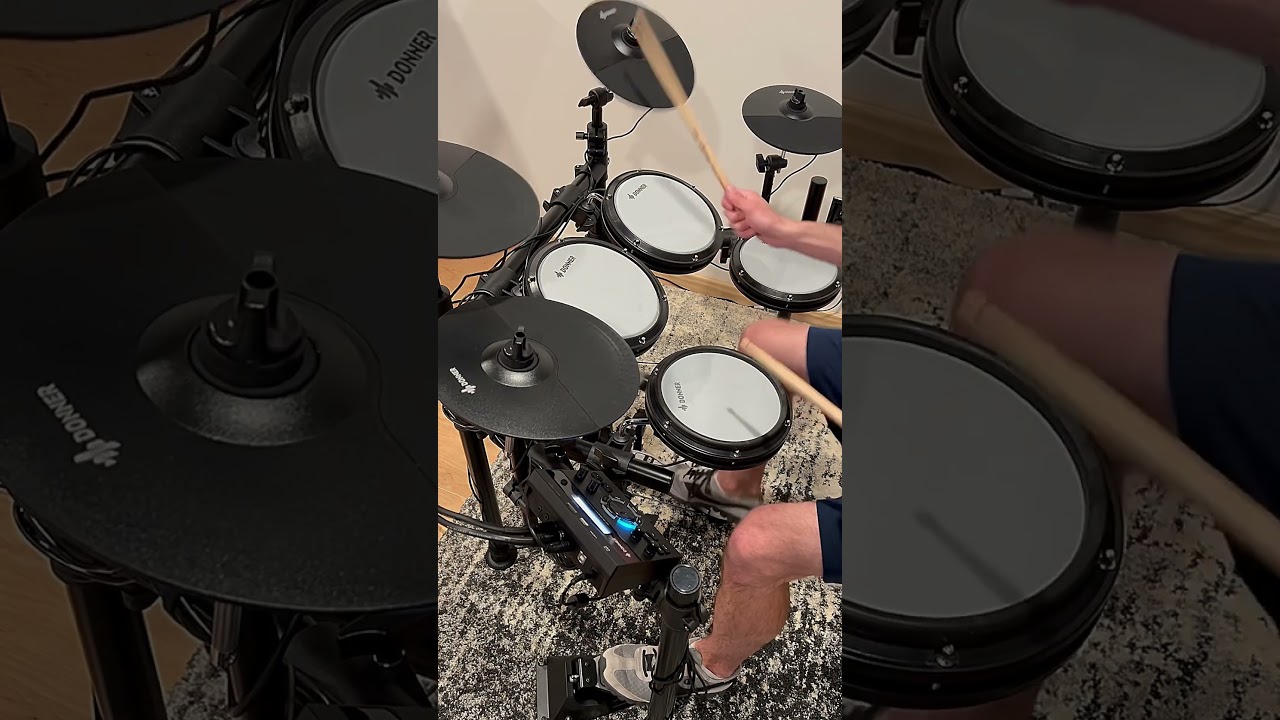 Donner DED-200 Demo – @Donnermusic_Official #drumsetup #edrums #strajkstudios