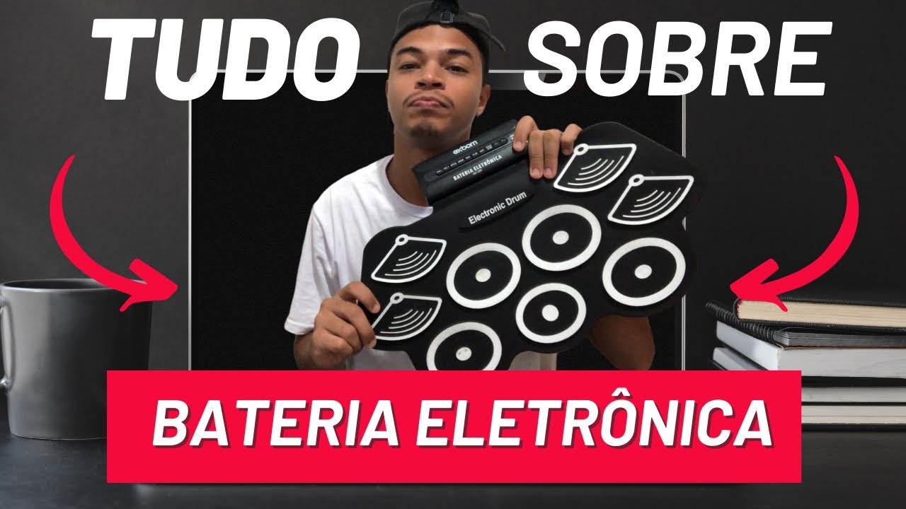BATERIA ELETRÔNICA ELECTRONIC DRUM /REVIEW DETALHADO + melhores configurações.