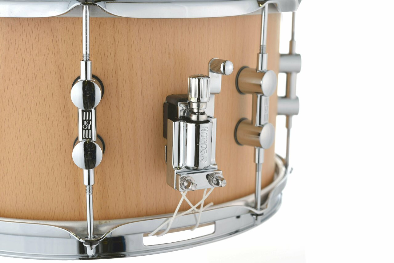 Sonor Kompressor 13x7 Beech Snare Drum in Natural - Image 5