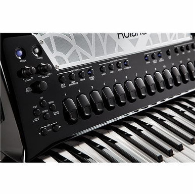 Roland Flagship V-Accordion FR-8X in Black - Keyboard Style - Image 2