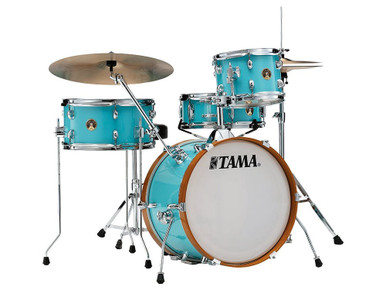 Tama Club Jam 4-piece Acoustic Shell Pack in Aqua Blue including Hardware