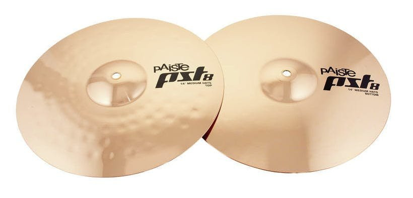 Paiste 14" PST8 Reflector Medium Hi-Hat Cymbals - Image 5