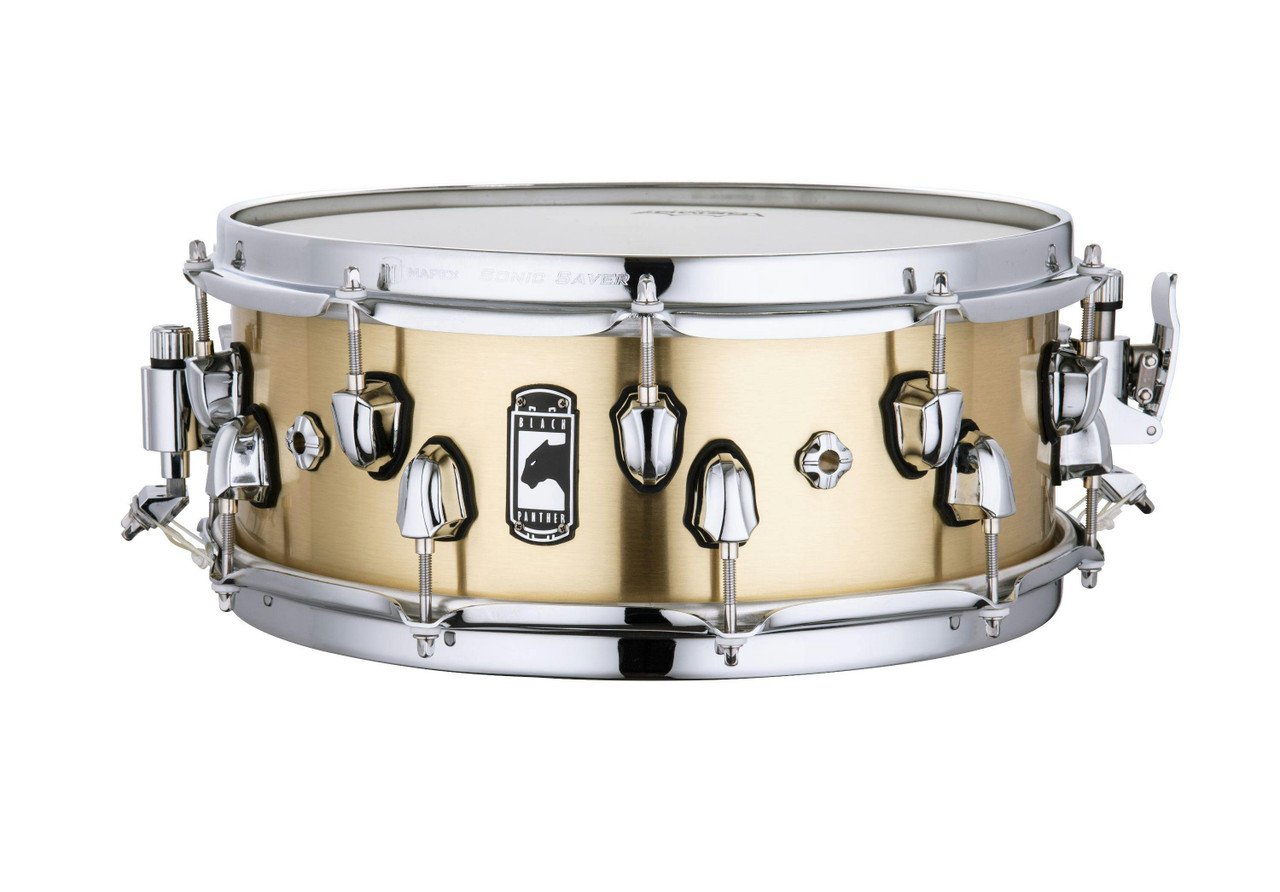 Mapex Black Panther Metallion 14x5.5 Brass Snare Drum - Image 5