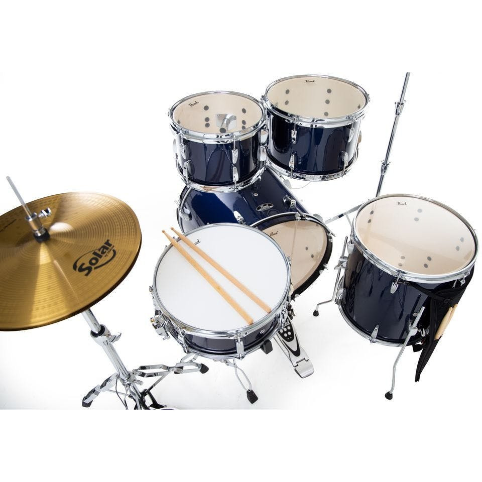 Pearl Roadshow 22" Acoustic Drum Kit in Royal Blue Metallic - Image 5
