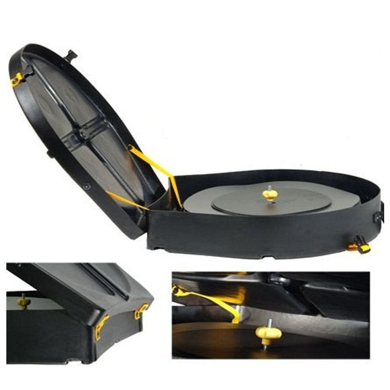 Hardcase 22" Cymbal Case in Bright Red with Dividers Included - Image 5
