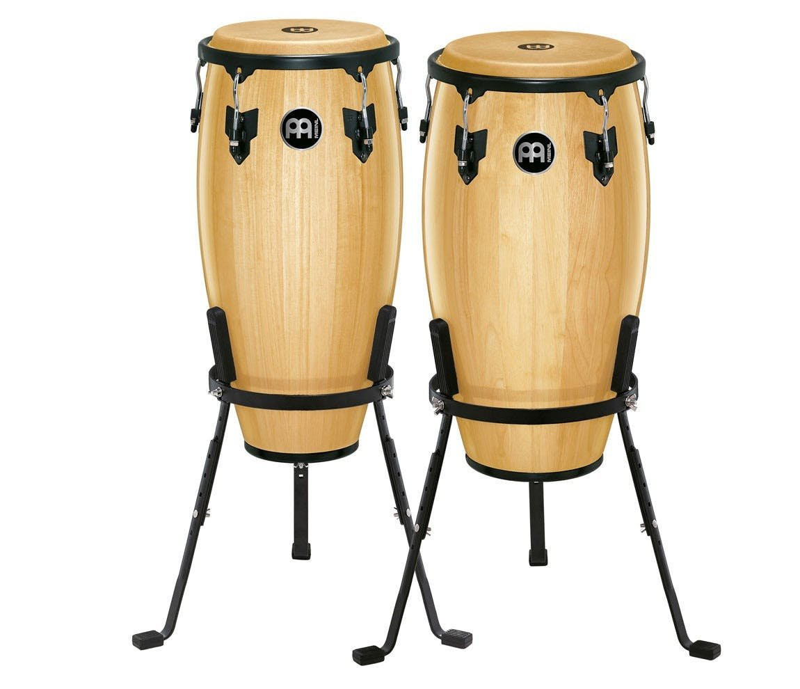 Meinl Headliner Conga Pair 11" & 12" in Natural with Stands - Image 5