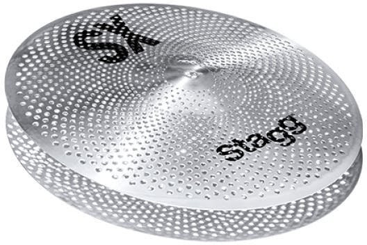 Stagg Silent Practice Cymbal Set with Bag - Image 5