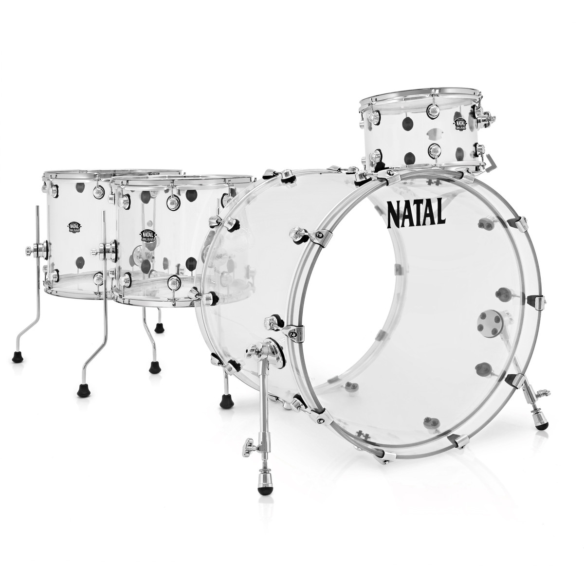 Natal Arcadia Acrylic 22 4pc Shell Pack Transparent