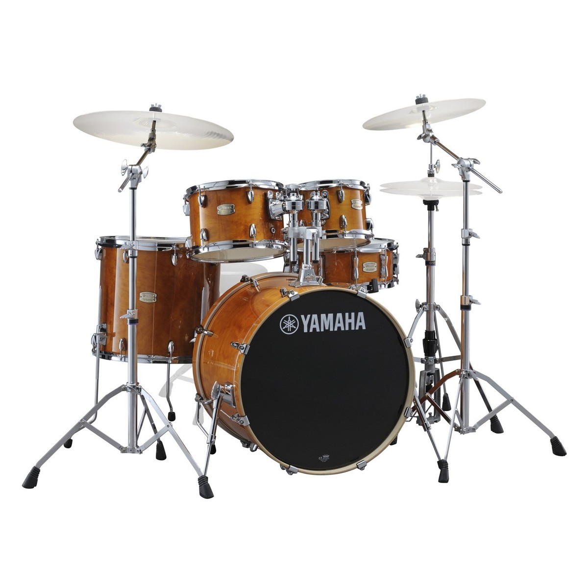 Yamaha Stage Custom 20 5 Piece Shell Pack w/ Hardware Honey Amber