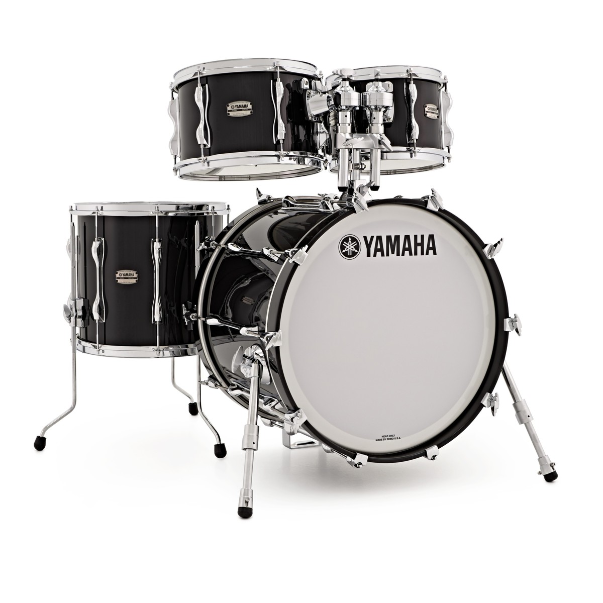 Yamaha Recording Custom 20" 4pc Shell Pack Solid Black