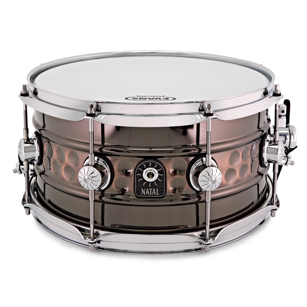 Natal Cafe Racer 13 x 7 Steel Beaded Hand Hammered Snare