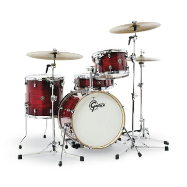 Gretsch Catalina Jazz 18" Acoustic Drum Kit in Gloss Crimson Burst