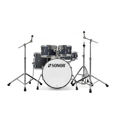 Sonor AQ1 Birch Acoustic Drum Kit 20" in Satin Black Bull