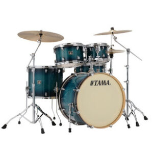 Tama Superstar Classic Maple 22" 5-piece Acoustic Shell Pack in Blue Lacquer Burst
