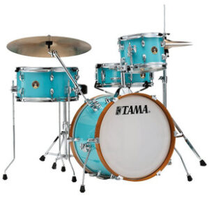 Tama Club Jam 4-piece Acoustic Shell Pack in Aqua Blue including Hardware