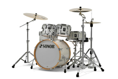Sonor AQ2 Studio 20" Acoustic Drum Kit in White Marine Pearl