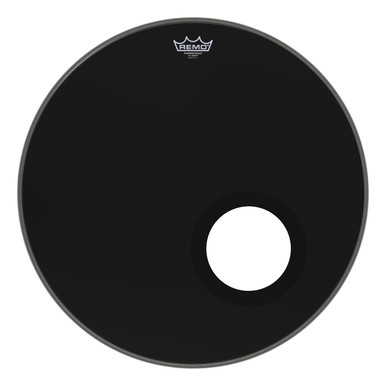 Remo 22" Powerstroke 3 Ebony Bass Drum Head