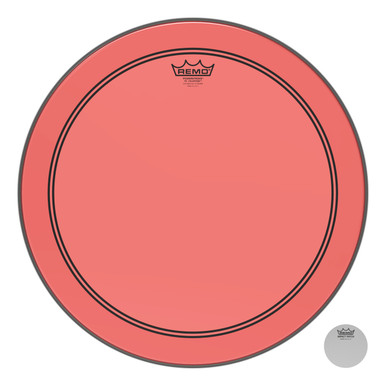 Remo Powerstroke 3 Colortone Bass Drum Head - Red - 18"