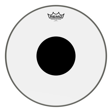 Remo 15" CS Clear Tom / Snare / Floor Tom Head with Black Dot