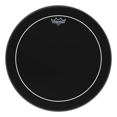 Remo 20" Ebony Pinstripe Floor Tom Head