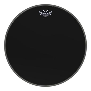 Remo 16" Ebony Ambassador Bass Drum Head