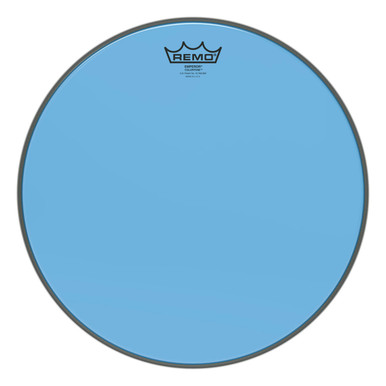 Remo Emperor Colortone Batter Drum Head - Blue - 15"