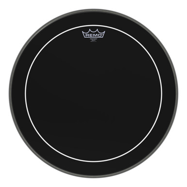 Remo 18" Ebony Pinstripe Bass Drum Head