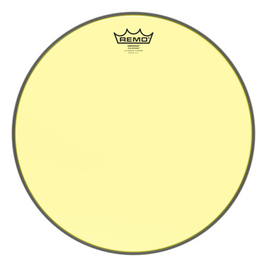 Remo Emperor Colortone Batter Drum Head - Yellow - 15"