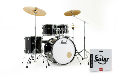 Pearl Roadshow 22" Acoustic Drum Kit in Jet Black
