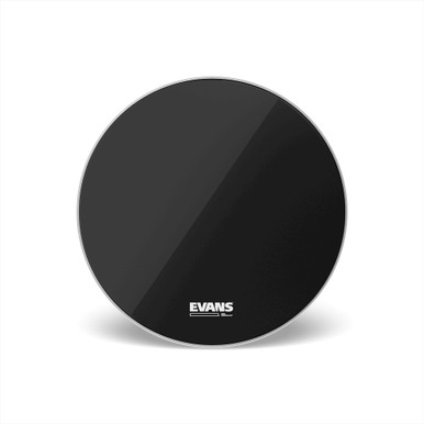 Evans 26" EQ3 Black Bass Drum Head - No Port