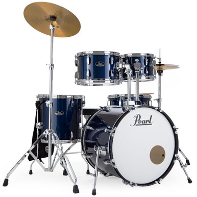 Pearl Roadshow 22" Acoustic Drum Kit in Royal Blue Metallic