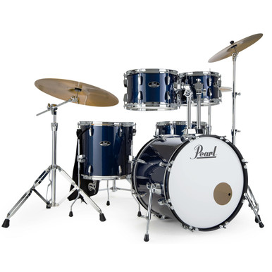 Pearl Roadshow 22" Acoustic Drum Kit in Royal Blue Metallic