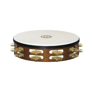 Meinl Headed Tambourine | Brass Jingles African Brown