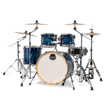 Mapex Armory 22" Rock Fusion Acoustic Shell Pack in Blue Wave Burst