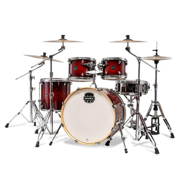 Mapex Armory 22" Rock Fusion Acoustic Shell Pack in Red Onyx Burst