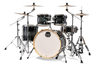 Mapex Armory 22" Rock Fusion Acoustic Shell Pack in Black Onyx Burst - Image 6