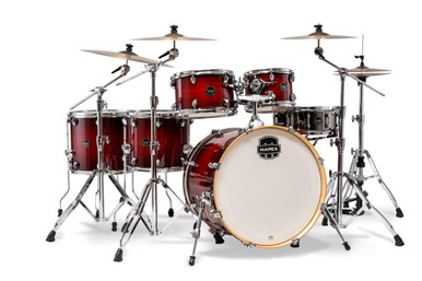 Mapex Armory 6 Piece 22" LA Fusion Acoustic Shell Pack in Red Onyx Burst