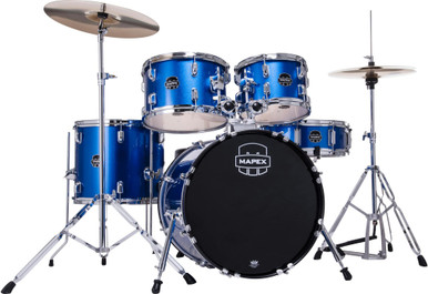 Mapex Comet 18" Acoustic Drum Kit in Indigo Blue
