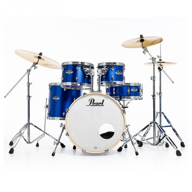 Pearl Export 22" Acoustic Drum Kit in High Voltage Blue
