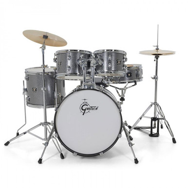 Gretsch Renegade 20" Acoustic Drum Kit in Grey Sparkle