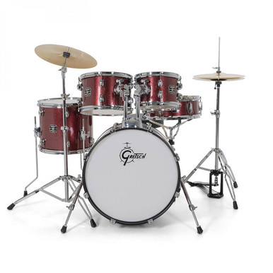 Gretsch Renegade 20" Acoustic Drum Kit in Ruby Sparkle