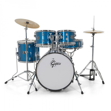 Gretsch Renegade 20" Acoustic Drum Kit in Blue Sparkle