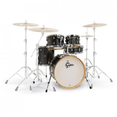 Gretsch Catalina Maple 20" Acoustic Drum Kit in Black Stardust