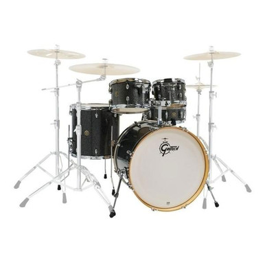 Gretsch Catalina Maple 22" Acoustic Drum Kit in Black Stardust