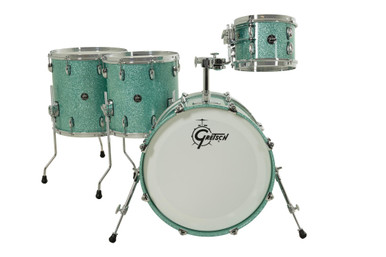Gretsch Renown Maple 20" Acoustic Drum Kit in Turquoise Sparkle